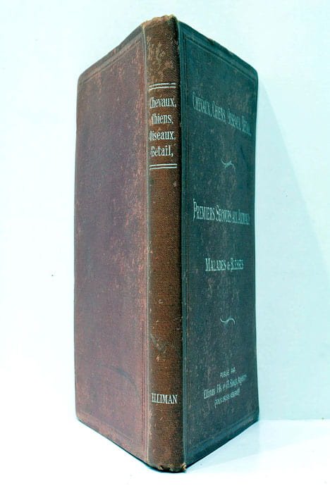 Premiers secours aux animaux malades et blessés.