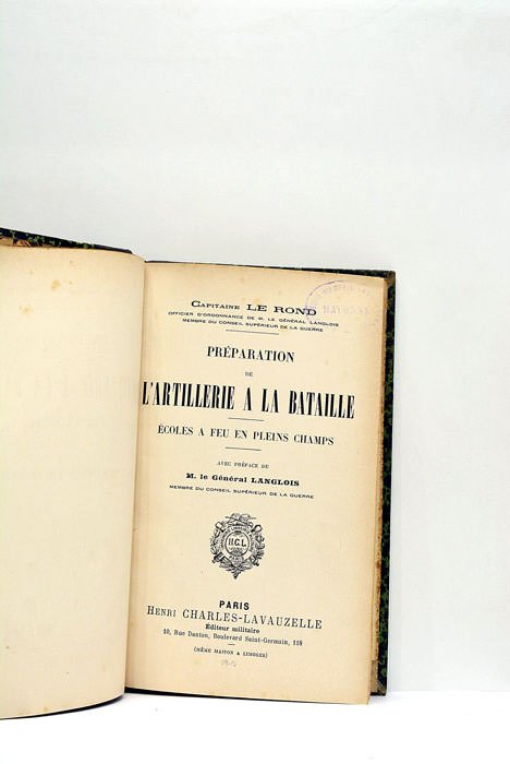 Préparation de l'artillerie à la bataille. Écoles a feu en …