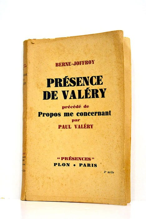 Présence de Valéry. Précédé de propos me concernant par Paul …