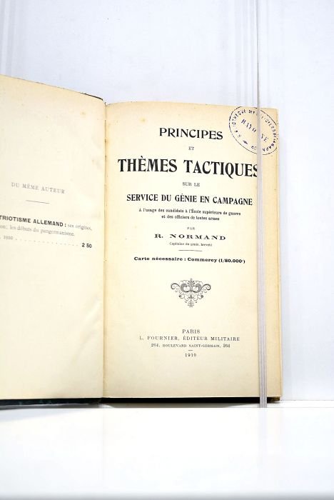 Principes et thèmes tactiques sur le service du génie en …