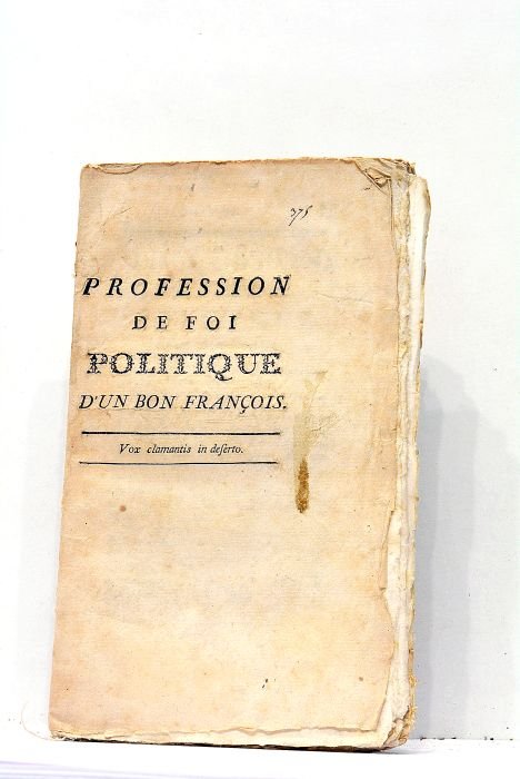 Profession de foi politique d'un bon François.