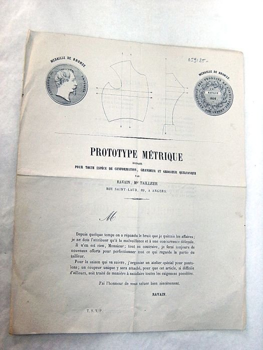 Prototype métrique disposé pour toute espèce de conformation, grandeur et …