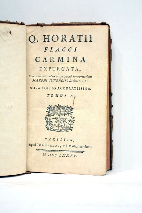 Q. Horatii Flaccii Carmina expurgata, cum adnotationibus ac perpetua interpretatione …
