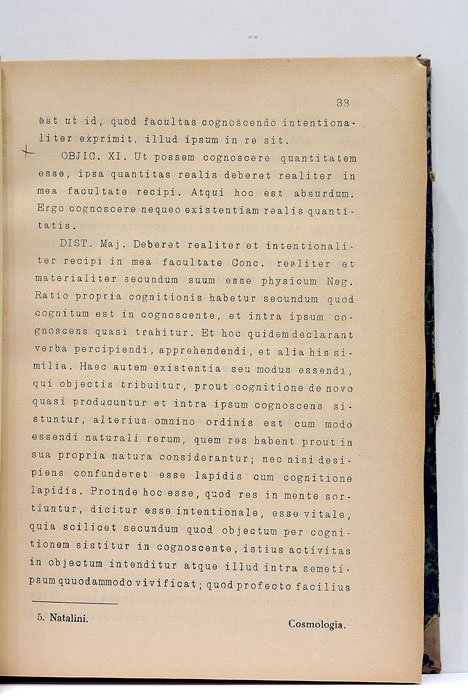 Quaestiones Metaphysicae Specialis quas in usum suorum discipulorum conscripsit.