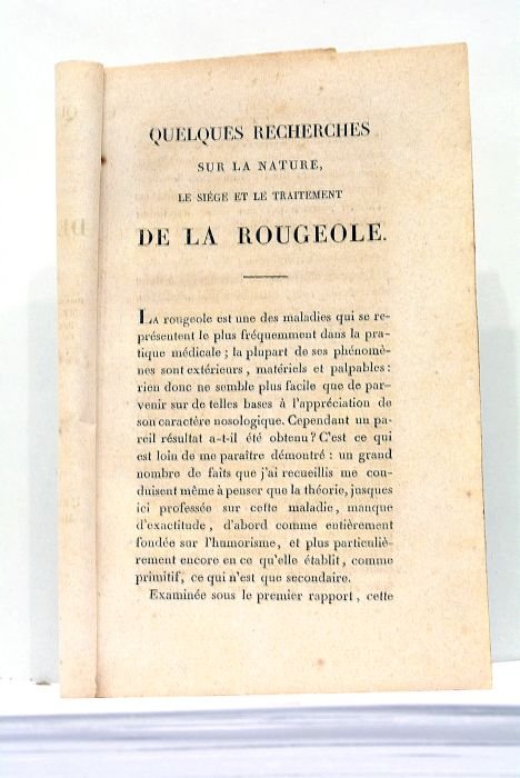 Quelques recherches sur la nature, le siège et le traitement …