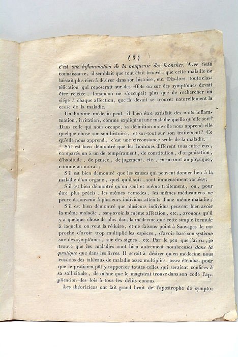 Quelques réflexions générales sur le Catarrhe pulmonaire. Tribut Académique, présenté …