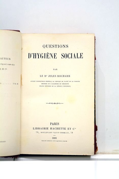 Questions d'hygiène sociale.