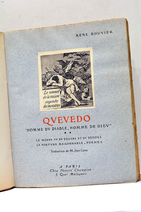 Quevedo. "Homme du Diable, Homme de Dieu".