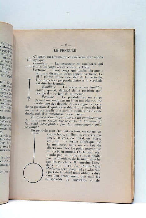 Radiesthésie. Notions Fondamentales. Géomancie Chinoise. Magie- Symboles - Mystères.