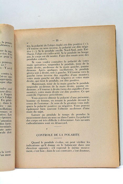 Radiesthésie. Notions Fondamentales. Géomancie Chinoise. Magie- Symboles - Mystères.