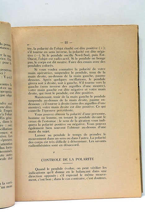 Radiesthésie. Notions Fondamentales. Géomancie Chinoise. Magie- Symboles - Mystères.