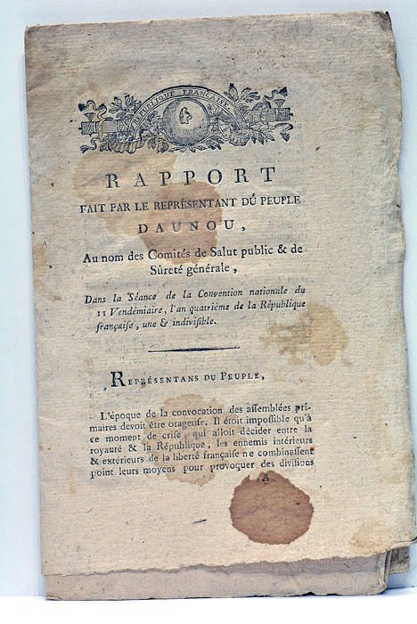 Rapport au nom des Comités de Salut public et de …