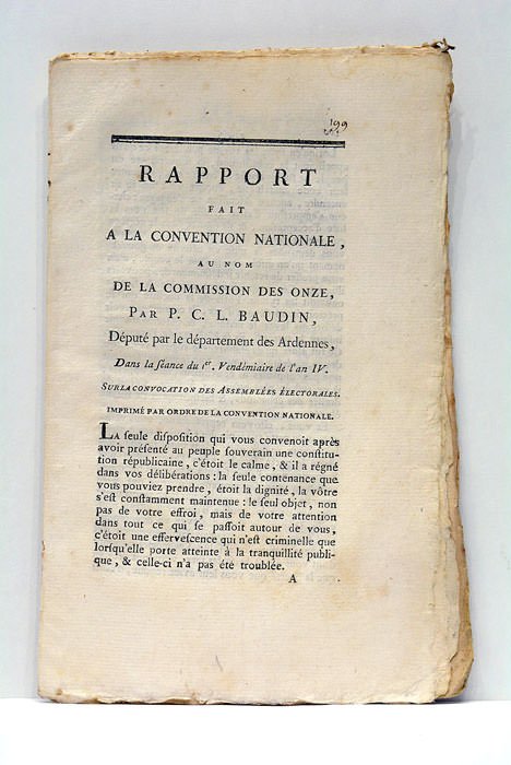 Rapport fait à la Convention Nationale, au nom de la …