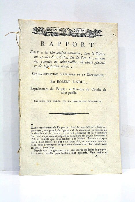 Rapport fait à la Convention Nationale dans la séance du …