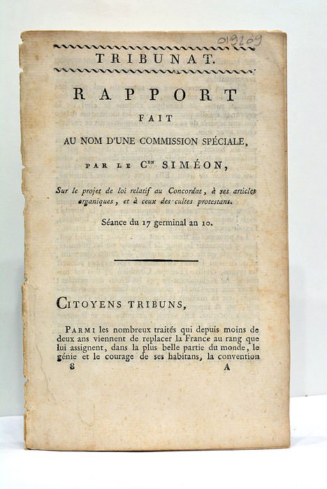 Rapport fait au nom d'une commission spéciale sur le projet …