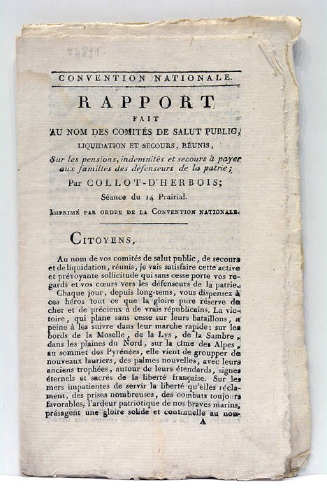 Rapport fait au nom des comités de salut public, liquidation …