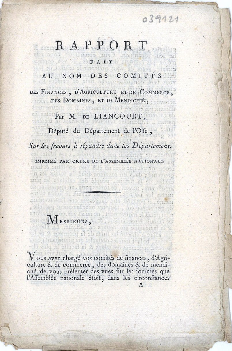 Rapport fait au nom des Comités des Finances, d’Agriculture et …