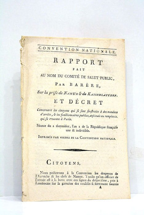Rapport fait au nom du Comité de Salut Public sur …