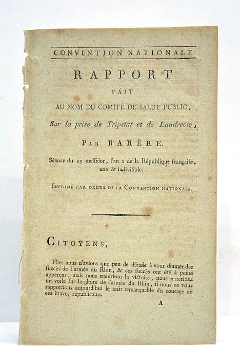 Rapport fait au nom du Comité de Salut Public sur …
