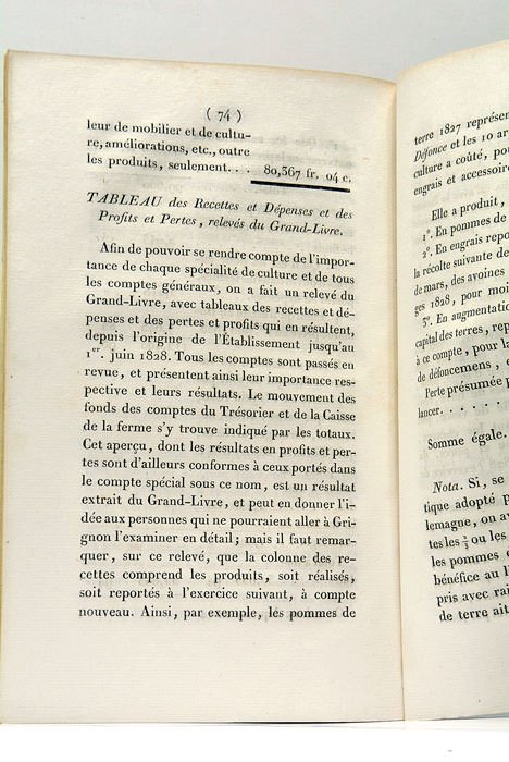 RAPPORT général sur la marche et sur le développement de …