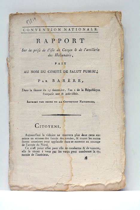 Rapport sur la prise de l'isle de Cadzan et de …