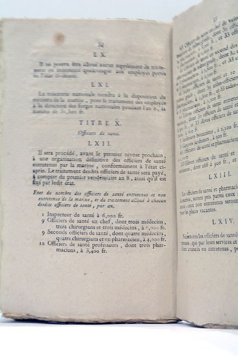 Rapport sur le personnel de la Marine. Séance du 18 …