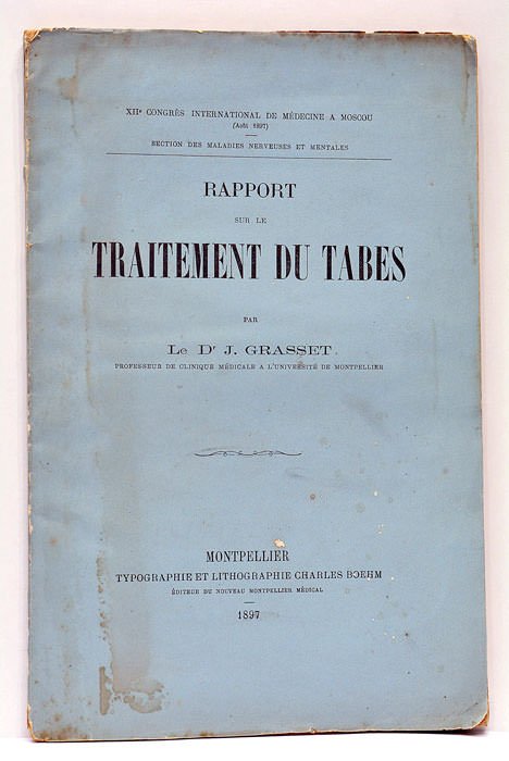 Rapport sur les traitements du Tabes.