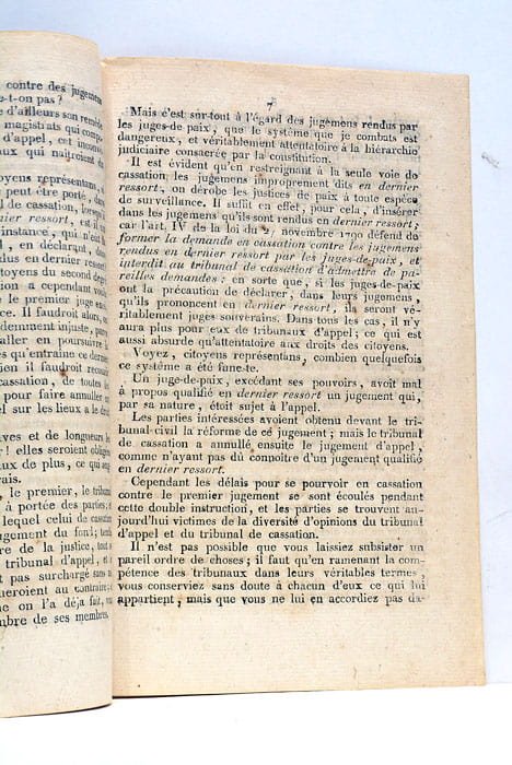 Rapport sur un Message du Directoire exécutif relatif à un …