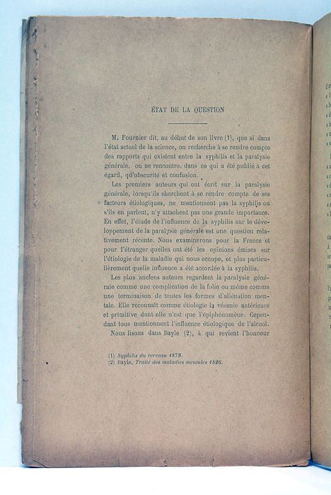 Rapports de la syphilis et de la paralysie générale. Thèse …