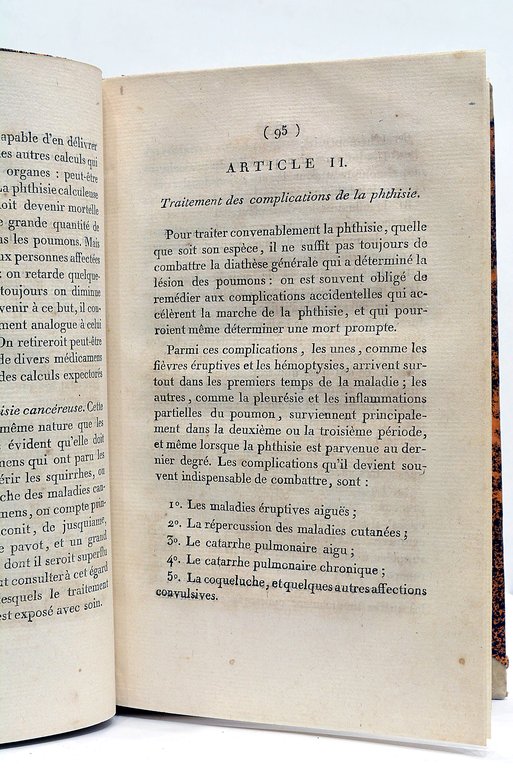 Recherches sur la Phthisie Pulmonaire. Ouvrage lu à la Societé …