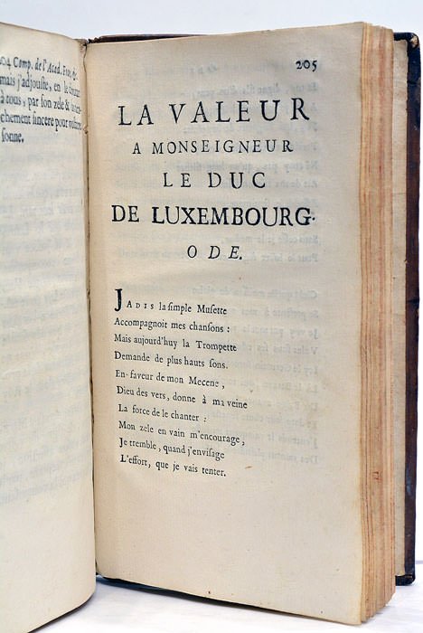 RECUEIL de plusieurs pièces d'Eloquence et de Poésie présentées à …
