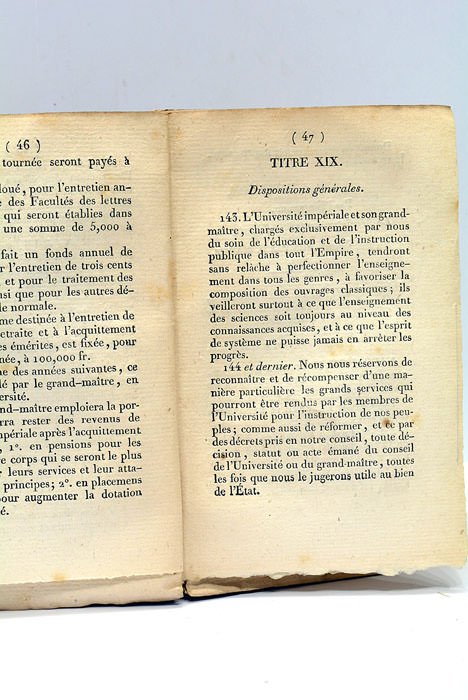RECUEIL des Lois et Décrets sur l'Enseignement, rendus jusqu'au 15 …