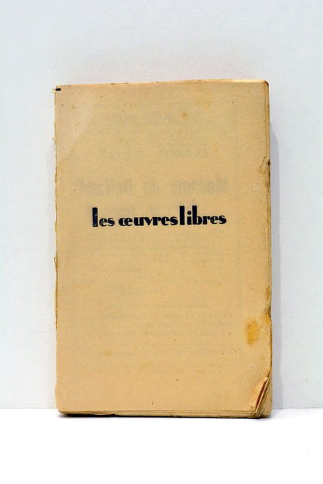 Recueil. Les oeuvres libres. No 148. Robert Bouget-Pailleron, "L'homme du …