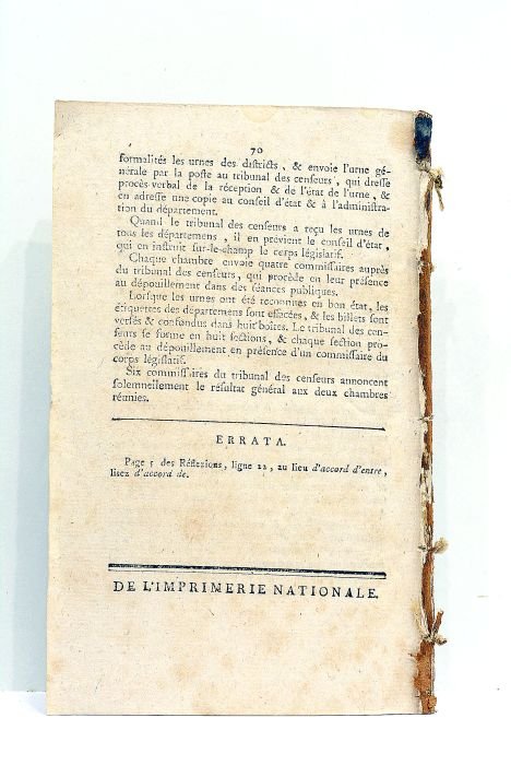 Réflexions sur les bases d'une Constitution par le Citoyen ***, …