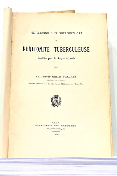 Réflexions sur quelques cas de Péritonite Tuberculeuse traités par la …