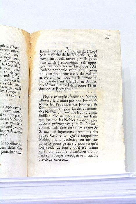 RELATION de ce qui s'est passé à Rennes en Bretagne, …