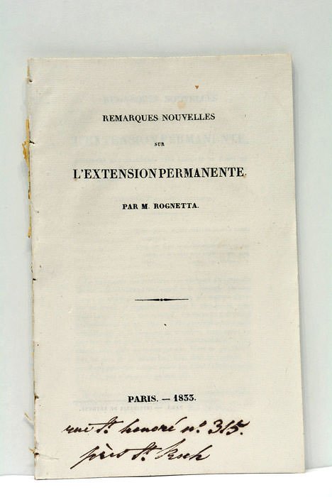 Remarques Nouvelles sur l'Extension Permanente. Appliquée aux fractures très obliques …
