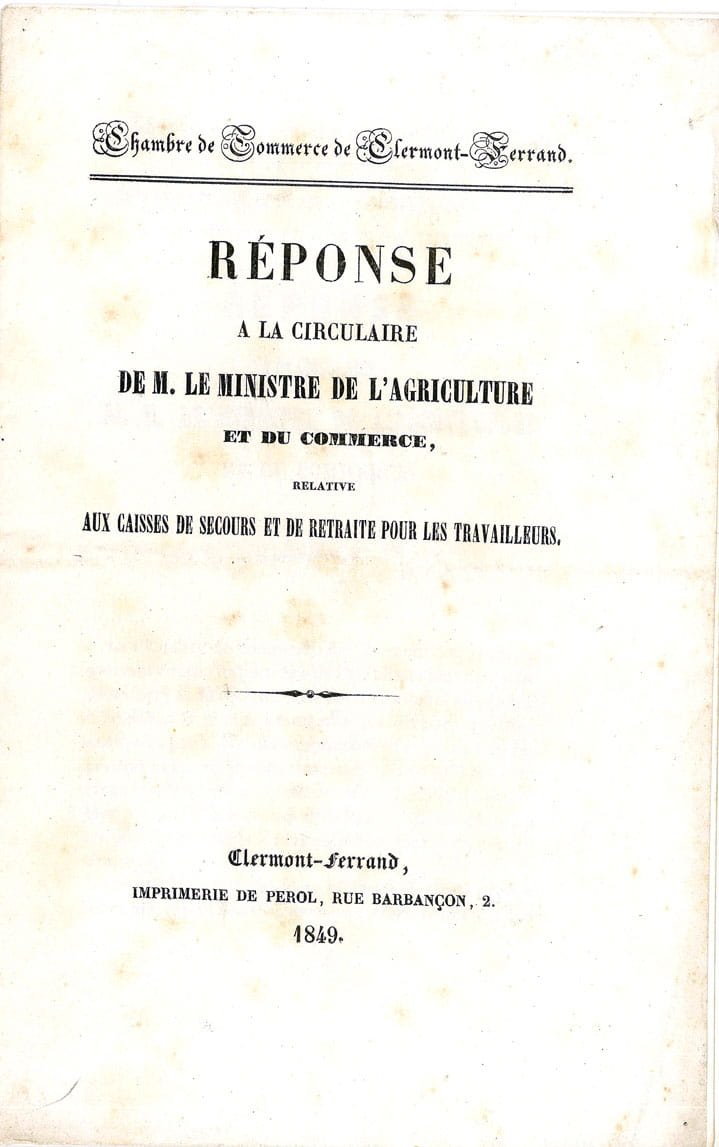RÉPONSE à la circulaire de M. Le Ministre de l'Agriculture …