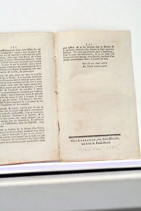 RÉPONSE aux ennemis de Mgr. le duc d'Orléans. Motifs secrets …