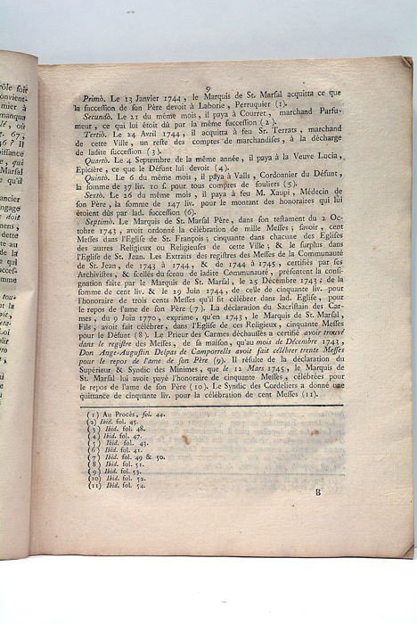 Réponse pour la Dame Marie de Camporrells-Delpas, veuve de Messire …