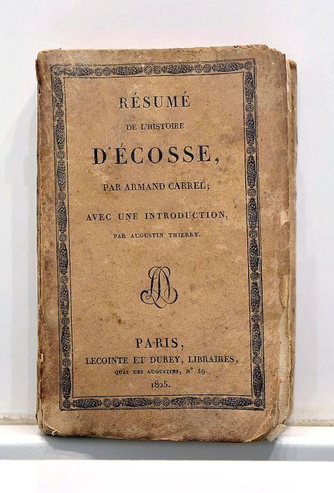 Résumé de l'histoire d'Ecosse. Avec une introduction par Augustin Thierry.