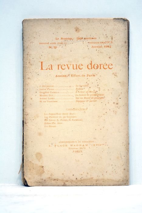 REVUE (La) dorée. Ancien Effort de Paris.