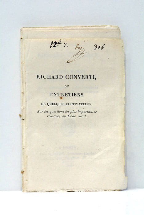 Richard Converti, ou entretiens de quelques cultivateurs sur les questions …