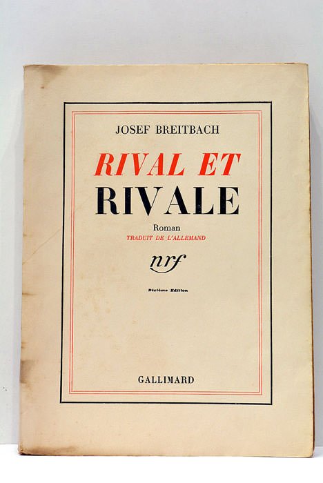 Rival et Rivale. (Die Wandlung der Susanne Dasseldorf). Roman traduit …