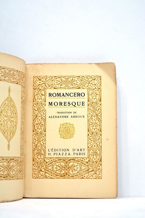ROMANCERO moresque. Traduction de Alexandre Arnoux.