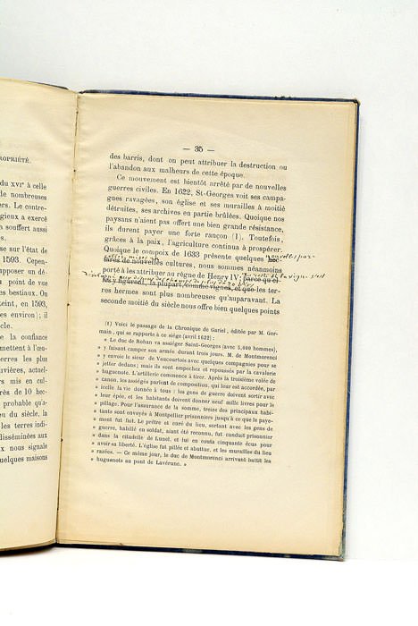 Saint-Georges-d'Orques. Aux XVIIe et XVIIIe siècles.