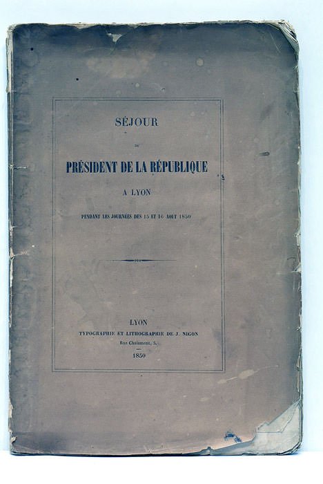 SÉJOUR DU PRÉSIDENT DE LA RÉPUBLIQUE À LYON PENDANT LES …
