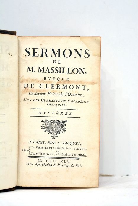 Sermons. Mystères.