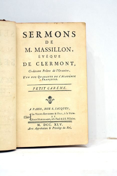Sermons. Petit Carême.