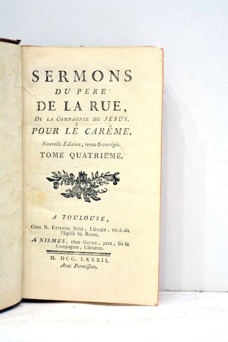 Sermons pour la Carême. Nouvelle édition, revue et corrigée.